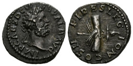 CLODIO ALBINO. Denario. (Ar. 3,44g/18mm). 195-197 D.C. Lugdunum. (RIC 20b). EBC - La Dinastia Severi (193 / 235)