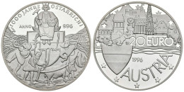 AUSTRIA.  20 Euro. 1000 Aniversario Fundación De Austria 996-1996. 1996. (Ar. 2 - Sonstige & Ohne Zuordnung