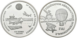 FINLANDIA. 10 Euro. 1st World Air Games Turkey. General Aviation. 1997. (Ar. 27 - Andere & Zonder Classificatie