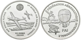 FINLANDIA. 10 Euro. 1st World Air Games Turkey. Air Rally Flying. 1997. (Ar. 27 - Other & Unclassified