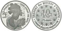 FRANCIA. 10 Francs. 1 1/2 Euro. Tesoros De Los Museos De Europa. Utamaro. 1997. - Sonstige & Ohne Zuordnung