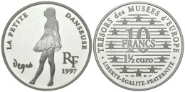 FRANCIA. 10 Francs. 1 1/2 Euro. Tesoros De Los Museos De Europa. Degas. 1997. ( - Other & Unclassified