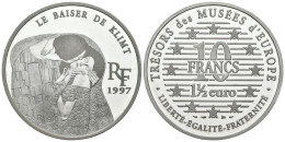 FRANCIA. 10 Francs. 1 1/2 Euro. Tesoros De Los Museos De Europa. Klimt. 1997. ( - Autres & Non Classés