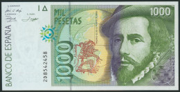 1000 Pesetas. 12 De Octubre De 1992. Tipo II. Serie 2D Y Numeración Capicúa. (E - Autres & Non Classés