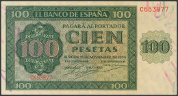 100 Pesetas. 21 De Noviembre De 1936. Serie C. (Edifil 2017: 421a). Conserva Su - Autres & Non Classés