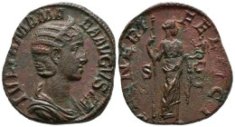 JULIA MAMAEA. Sestercio. (Ae. 16,60g/29mm). 222-235 D.C. Roma. Anv: IVLIA MAMAE - Die Severische Dynastie (193 / 235)