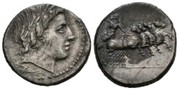 ACUÑACIONES ANONIMAS. Denario. (Ar. 3,71g/20mm). 86 A.C. Roma. (Crawford 350/2a - Röm. Republik (-280 / -27)