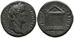 ANTONINO PIO. Sestercio. (Ae. 23,18g/32mm). 140-144 D.C. Roma. Anv: ANTONINVS A - La Dinastía Antonina (96 / 192)