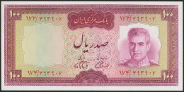 IRAN. 100 Rials. (1969ca). National Bank. Signatures: Famanfarmaian And Amouzeg - Autres & Non Classés