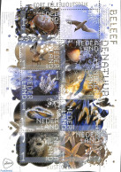 Netherlands 2022 Nature, Coastal Aereas 10v M/s S-a, Mint NH, Nature - Birds - Sea Mammals - Shells & Crustaceans - Nuovi