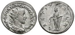 GORDIANO III. Antoniniano. (Ar. 4,02g/23mm). 241-243 D.C. Roma. (RIC 86). Anv:  - The Military Crisis (235 AD Tot 284 AD)