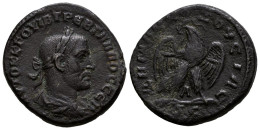 TREBONIANO GALO. Tetradracma. (Ae. 12,60g/25mm). 251-253 D.C. Antioquía. (McAle - The Military Crisis (235 AD Tot 284 AD)