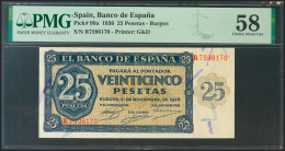 25 Pesetas. 21 De Noviembre De 1936. Serie R. (Edifil 2021: 419a, Pick: 99a). E - Otros & Sin Clasificación