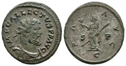 ALECTO. Antoniniano. (Ae. 4,33g/23mm). 293-295 D.C. Camulodunum. (RIC 91). Anv: - La Tetrarchía Y Constantino I El Magno (284 / 307)