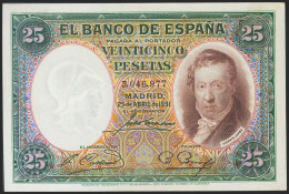 25 Pesetas. 25 De Abril De 1931. Sin Serie. (Edifil 2017: 358). Conserva Todo S - Otros & Sin Clasificación