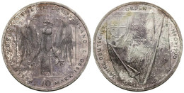 ALEMANIA. 10 Marcos (Ar. 15,66g/33mm). 1990. Hamburgo J. 800 Aniversario  De La - Otros & Sin Clasificación