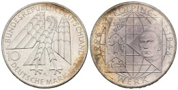 ALEMANIA. 10 Marcos (Ar. 15,42g/33mm). 1996. Berlín A. 150 Aniversario Adolfo K - Otros & Sin Clasificación