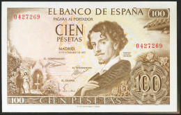 100 Pesetas. 19 De Noviembre De 1965. Sin Serie Y Numeración Baja. (Edifil 2017 - Andere & Zonder Classificatie