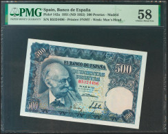 500 Pesetas. 15 De Noviembre De 1951. Serie B. (Edifil 2021: 460a, Pick: 142a). - Sonstige & Ohne Zuordnung