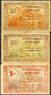 OLVAN (BARCELONA). 25 Céntimos, 50 Céntimos Y 1 Peseta. (1936ca). (González: 90 - Otros & Sin Clasificación