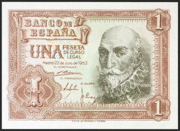 1 Peseta. 22 De Julio De 1953. Serie Y. (Edifil 2021: 465a). Apresto Original.  - Andere & Zonder Classificatie