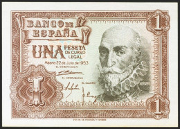 1 Peseta. 22 De Julio De 1953. Serie Y. (Edifil 2021: 465a). Apresto Original.  - Other & Unclassified