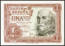 1 Peseta. 22 De Julio De 1953. Serie Z. (Edifil 2021: 465a). Apresto Original.  - Otros & Sin Clasificación