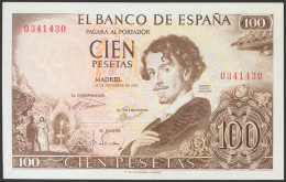 100 Pesetas. 19 De Noviembre De 1965. Sin Serie Y Numeración Capicúa 0341430. ( - Otros & Sin Clasificación