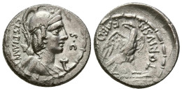 GENS PLAETORIA. Denario. (Ar. 3,71g/18mm). 67 A.C. Roma. (Crawford 409/1; FFC 6 - République (-280 à -27)