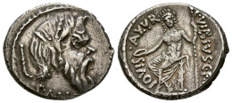 GENS VIBIA. Denario. (Ar. 4,11g/19mm). 48 A.C. Roma. (Crawford 449/1a; FFC 1219 - Republiek (280 BC Tot 27 BC)