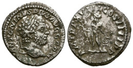 CARACALLA. Denario. (Ar. 2,93g/19mm). 215 D.C. Roma. (RIC 254). Anv: Cabeza Lau - La Dinastía De Los Severos (193 / 235)