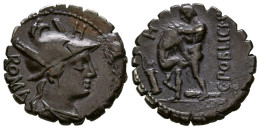 GENS POBLICIA. Denario. (Ar. 3,73g/18mm). 80 A.C. Taller Auxiliar De Roma. (Cra - República (-280 / -27)