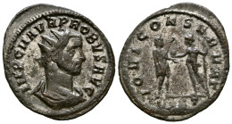 PROBO. Antoniniano. (Ae. 3,30g/25mm). 276 D.C. Ticinum. (RIC 386). Anv: Busto R - The Military Crisis (235 AD To 284 AD)