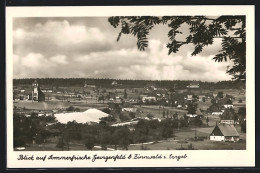 AK Georgenfeld B. Zinnwald I. Erzgeb., Ortsansicht Des Bergbaudorfs Mit Schutthaufen  - Mineral