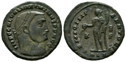MAXIMINO II. Follis. (Ae. 7,12g/25mm). 308-310 D.C. Alejandría. (RIC 107). Anv: - La Tétrarchie (284 à 307)