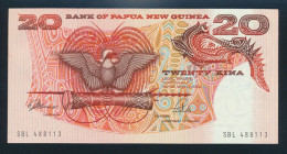 Geldschein Banknote Papua Neu Guinea 20 Kinea P-10a Signatur 3 - Sonstige & Ohne Zuordnung