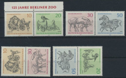 Berlin 338-341 Zusammendrucke Aus Block 2 Postfrisch 1969 - Covers & Documents