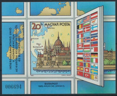 Ungarn Block 163 B Postfrisch KSZE 1983 Kat.-Wert 25,00 - Covers & Documents