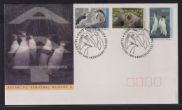 Australien Antarktis Antarctic Territory Tiere Pinguine Seebären FDC 14.01.1993 - Lettres & Documents