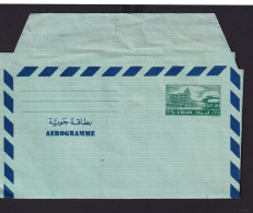 Libanon Liban Lebanon Flugpost Ganzsache Aerogramm Airletter Postal Stationery - Liban