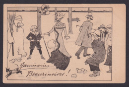 Ansichtskarte Künstlerkarte Elegante Menschen Scherzende Kinder N. Florennes - Ohne Zuordnung