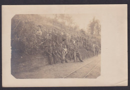 Ansichtskarte Soldaten Bei Cerny Schwarzenthal Tschechien - 1914-18