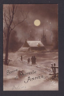 Ansichtskarte Künstlerkarte Sign. Neujahr Bonne Et Heureuse Annee 28.12.1915 - Autres & Non Classés