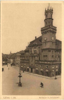 Löbau In Sachsen - Rathaus Mit Altmarkt - Löbau