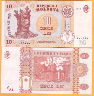 2015  Moldova ; Moldavie ; Moldau  "10 LEI  2015"  UNC - Moldova