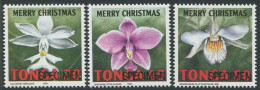 Tonga 1995 SG1329-1332 Merry Christmas Flowers SPECIMEN (3) MNH - Tonga (1970-...)