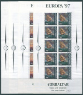 Gibraltar 1997 SG793-796 Europa Tales And Legends Sheets Set MNH - Gibraltar