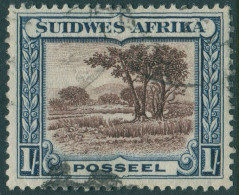 South West Africa 1926 SG51 1/- River Scene FU - Namibia (1990- ...)