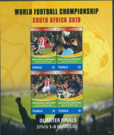 Tuvalu 2010 SG1403 Football World Cup MS MNH - Tuvalu