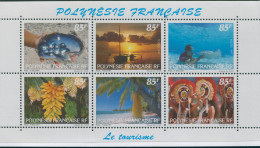 French Polynesia 1997 Sc#718a,SG799-804 Tourism Sheet MNH - Autres & Non Classés